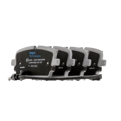Immagine di DELPHI LP5042EV Kit pastiglie freno con lamierino anticigolío accessori