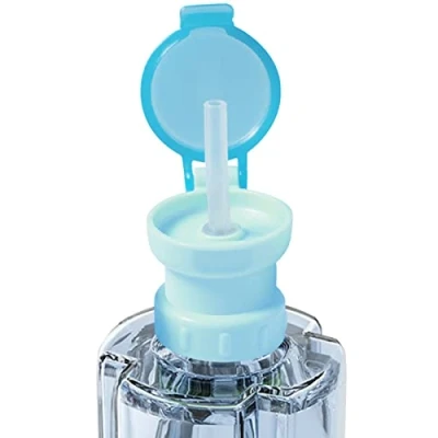 Immagine di A/R acqua con paglia, per bambini tappi di paglia bottiglie d&#039;acqua a prova fuoriuscite succo soda portatile copertura cannuccia