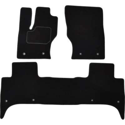 Immagine di MAMMOOTH A041 ROV150 PRM 01 Set tappetino Tessile anteriore e posteriore 3 nero LAND ROVER: Range Rover