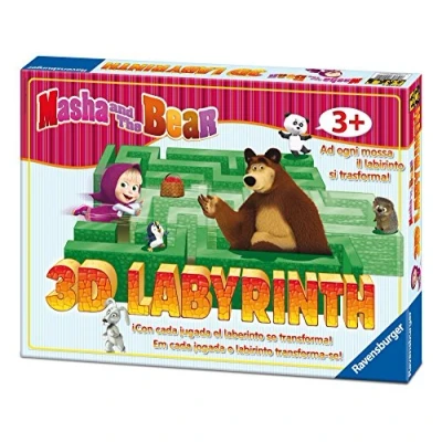 Immagine di Ravensburger 21180 Labirinto Junior 3D Masha e Orso