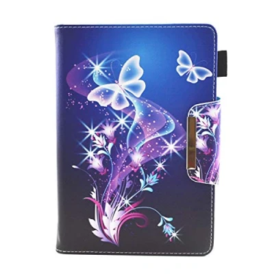 Immagine di custodia universale per tablet da 9 a 10,1&quot;, protettiva iPad 2018, Samsung Galaxy A6/Tab S2 9.7, Asus ZenPad 10, Lenovo TB X103F/Tab 2 A10 70, Huawei MediaPad T3 T5 10/M5 Lite, Farfalla