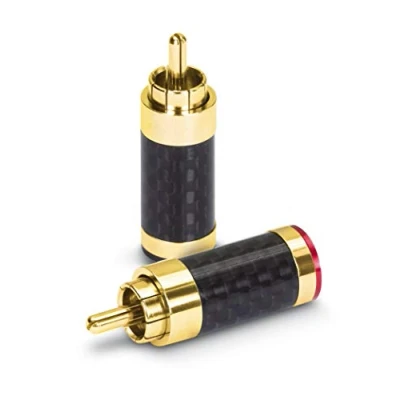 Immagine di Dynavox Set di 4 connettori RCA placcati in oro