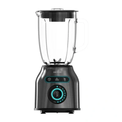 Immagine di Cecotec Frullatore Power Black Titanium 2200MAX Prodigy. 2200W, 6 Lame in Acciaio Inossidabile, Trita Ghiaccio, Funzione Turbo, Frullato, AutoClean