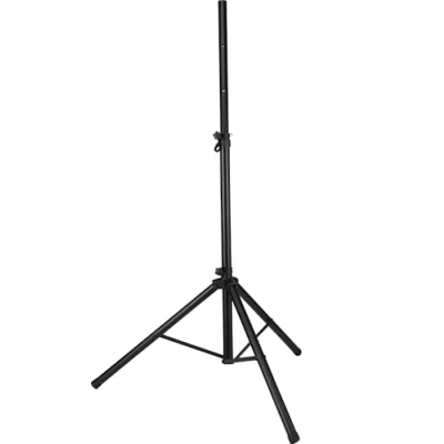 Immagine di Pronomic SPS 1S supporto per Altoparlente in acciaio diffusori con stabile treppiede Altezza 120 193 cm Il può essere utilizzato anche come porta freccette o foto