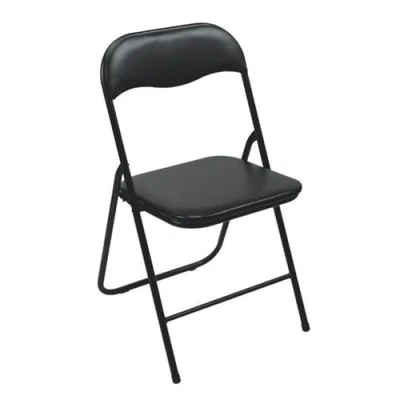 Immagine di Perel Sedia pieghevole resistente alle intemperie, 150 kg, colore nero