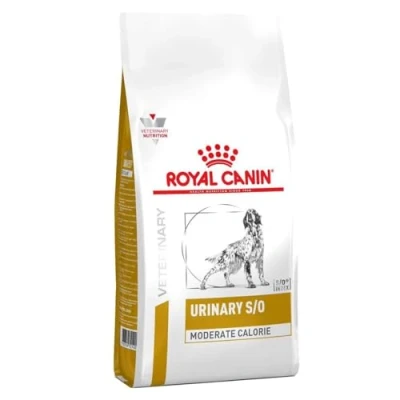 Immagine di Royal Canin Urinary S/O Moderate Calorie 1,5 kg Alimento Completo dietetico per Cani può contribuire alla dissoluzione dei calcoli di Struvite Contenuto calorico moderato