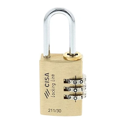 Immagine di CISA 121190300, Lucchetto Combinazione, Ottone, 30 mm