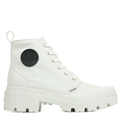 Immagine di Palladium Vegan Pallabase Tronchetti, Donna, Taglia: 40, Star white Cotone