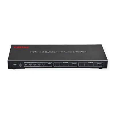 Immagine di Roline 4x2 porte Switch Matrix HDMI Telecomando 3840 x 2160 Pixel