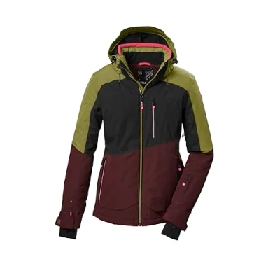 Immagine di killtec Donna Giacca da sci/giacca funzionale con cappuccio zip KSW 37 WMN SKI JCKT, kiwi, 40, 41971 000