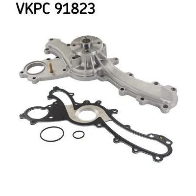Immagine di SKF VKPC 91823 Pompa acqua con guarnizioni tirante a vite Metallo per trasmissione cinghia Poly V TOYOTA: Auris Hatchback, RAV4 III SUV