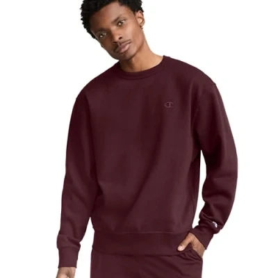 Immagine di Champion Powerblend Felpa Maglia, Rosso (Maroon), XL Uomo