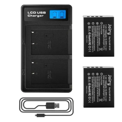 Immagine di 2 X NP W126 Batteria di Ricambio e LCD Doppio caricatore Compatibile con Fuji X100F A1 A2 A3 A5 A10 E2 E2S Pro1 Pro2 T1 T2 T3 T10 T20 T100 H1 FinePix HS33EXR HS50EXR