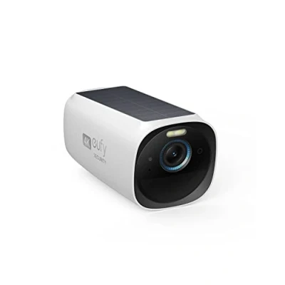 Immagine di eufy Security eufyCam S330(eufyCam 3), telecamera wi fi esternoi, pannello solare, risoluzione 4K, richiede HomeBase 3, Nessun Costo Mensile