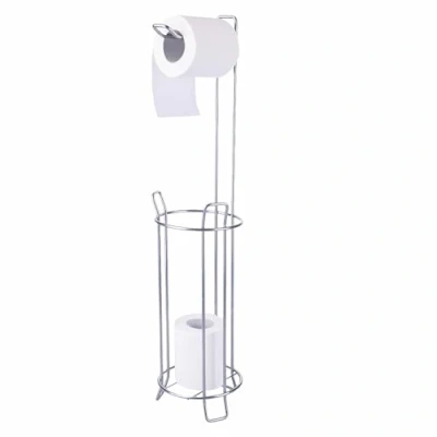 Immagine di Portarotolo bagno, colore silver lucido