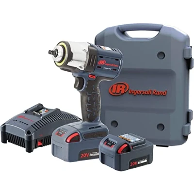 Immagine di Ingersoll Rand W5133 K22B EU Kit con avvitatore ad impulsi cordless 20 V da 3/8&quot;, 2 batterie agli ioni di litio BL2022 5,0 Ah e caricatore in 1 custodia trasporto