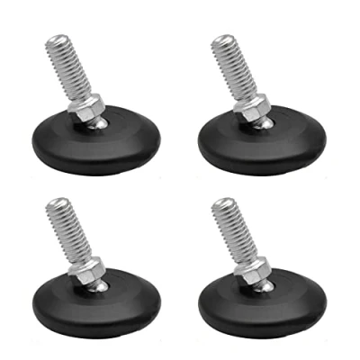 Immagine di Wagner QuickClick® Scivoli per mobili I Set da 4 Piedini Regolabili Ø 37 mm con snodo sferico e Filettatura M8 x 25 4X + Inserti Hyper 30 Fatto in DE 15832600