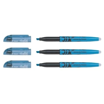 Immagine di Pilot FriXion Evidenziatore cancellabile, confezione da 3, colore: Blu