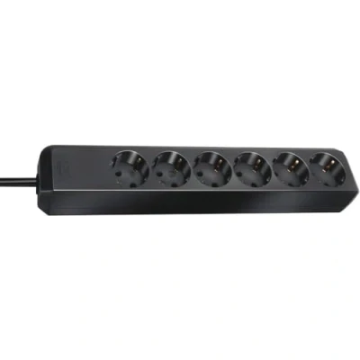 Immagine di Brennenstuhl 1159400015 Multipresa 6 scomparti Nero Schuko 1 pz.