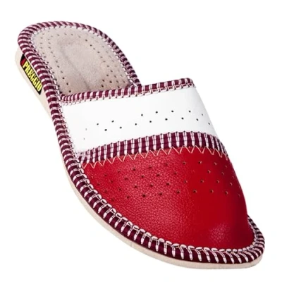 Immagine di APREGGIO Pantofole Donna Pelle Comode da Fatto a Mano Confortevole con Suola in Gomma Scarpe Pratici