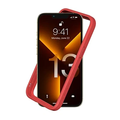 Immagine di RhinoShield Bumper Case compatible with [iPhone 13/13 Pro] CrashGuard NX Shock Absorbent Slim Design Protective Cover 3.5M / 11ft Drop Protection Red