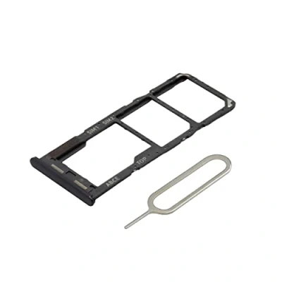 Immagine di MMOBIEL Doppia Sostituzione del Supporto Vassoio della Scheda Sim Compatibile con Samsung Galaxy A23 4G incl. Pin Nero