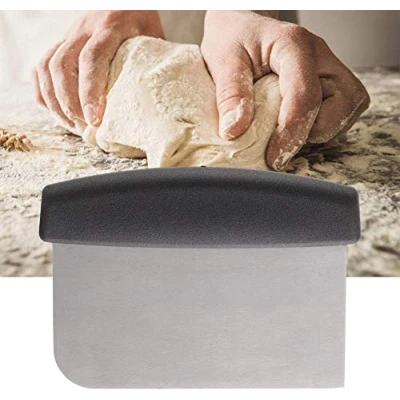 Immagine di Raschietto per Pasta Griglia in Acciaio Inossidabile Pane e Pizza, Utensile da Cucina Multiuso della Pizza