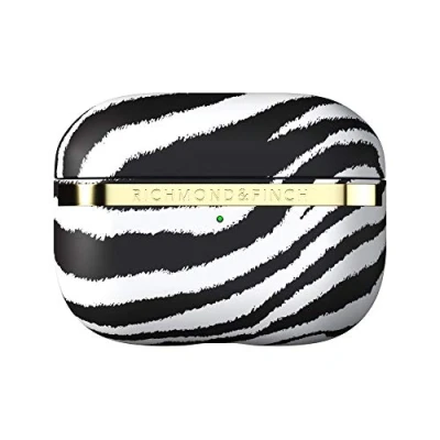 Immagine di Richmond &amp; Finch Cover per Airpod Pro, Zebra Cover, Compatibile con Caricatore Bluetooth Wireless, Antiurto, Resistente ai Graffi Pro Cuffie Wireless