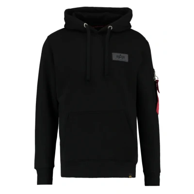 Immagine di Alpha Industries BACK Print Felpa con cappuccio black, Uomo, Taglia: XXL, Black