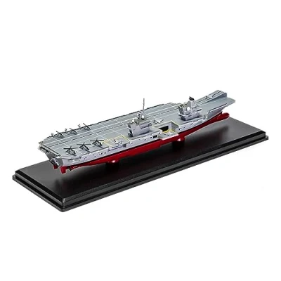 Immagine di Corgi Modellino di navi in pressofusione CC75001 HMS Prince of Wales (R09), classe Queen Elizabeth portaerei Modello sottomarino pressofuso per adulti e bambini, barche giocattolo da collezione
