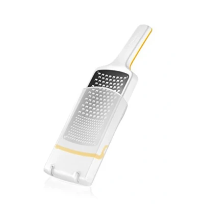 Immagine di Tescoma 643730 Handy x Sharp gattugia Combinata, Acciaio Inossidabile, Bianco/Giallo, 9.5 29.5 cm, 1 Pezzo