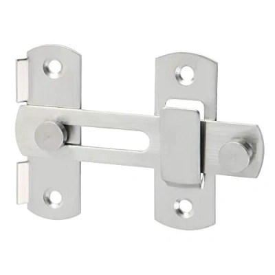 Immagine di Sayayo Serratura Porta Chiusura Della Chiavistello per in Legno piccolo, Acciaio Inossidabile Argento, EMS9001