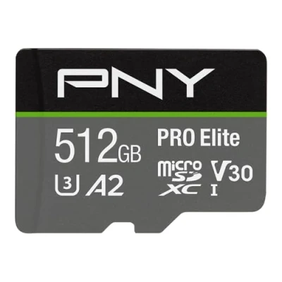 Immagine di Pny U3 Pro Elite 512 GB scheda MicroSD (p sdux512u3100pro ge)