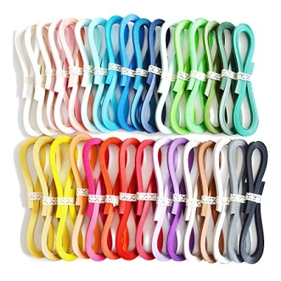 Immagine di JUYA Set di Strisce per Quilling Carta Tant 32 Colori 1280 QP390TPC32 Larghezza 5mm