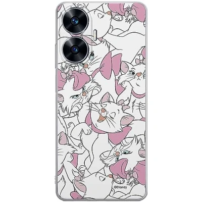 Immagine di ERT GROUP custodia per cellulare Realme C55 originale e con licenza ufficiale Disney, modello Marie 005 adattato in modo ottimale alla forma dello smartphone, TPU