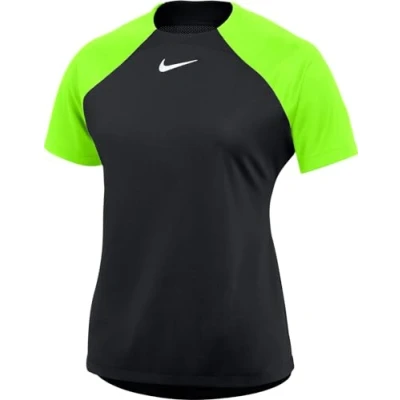 Immagine di NIKE W NK DF ACDPR SS Top K, T Shirt Donna, Nero/Volt/Bianco, M