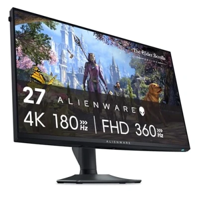 Immagine di Alienware AW2725QF 27&quot; 4K UHD (3840x2160) Monitor Gaming, 360Hz, Fast IPS, 0.5ms, NVIDIA G SYNC Compatible, 95% DCI P3, HDR600, Dolby Vision, USB C, DisplayPort, 2x HDMI, 4x USB, 3 Anni di Garanzia