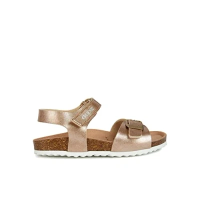 Immagine di Geox J Adriel G C SHI SYNT LEA Sandali per bambini, Taglia: 36, Rose gold Sintetico