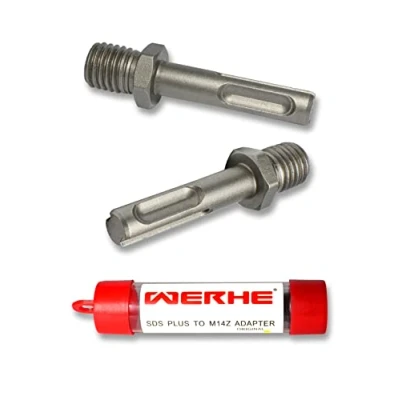 Immagine di Werkon Professional SDS Plus a M14 Adattatore per piastra portadisco spazzole metalliche