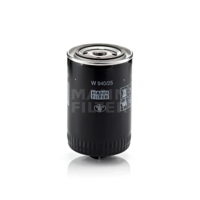 Immagine di MANN FILTER W 940/25 Filtro olio 3/4 16 UNF con una valvola blocco arretramento ad avvitamento AUDI: A4 B7 Avant, B6 B5 Avant