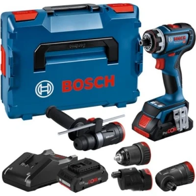 Immagine di Bosch Professional GSR 18V 90 FC 06019K6200 Trapano avvitatore a batteria 18 V Li Ion incl. seconda batteria, caricabatterie, valigia