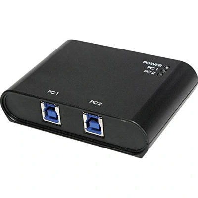 Immagine di Commutatore USB 3.0 LogiLink 2 Porte UA0216 Nero