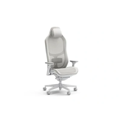 Immagine di Fractal Design Refine Mesh Light Gaming Chair Ergonomic Office Desk Functionality with 4D Adjustable Armrests, High Back Support, Lumbar Cushion, And Breathable