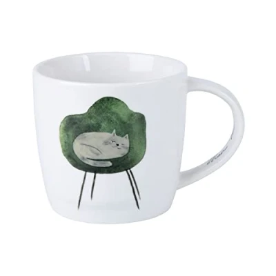 Immagine di Maxwell &amp; Williams DX1217 Feline Friends Tazza in porcellana, multicolore, 400 ml, confezione regalo