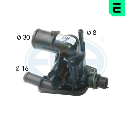 Immagine di ERA 350144A Termostato motore 88C con guarnizione sensore Plastica alloggiamento FIAT: Panda II Hatchback, Grande Punto Hatchback