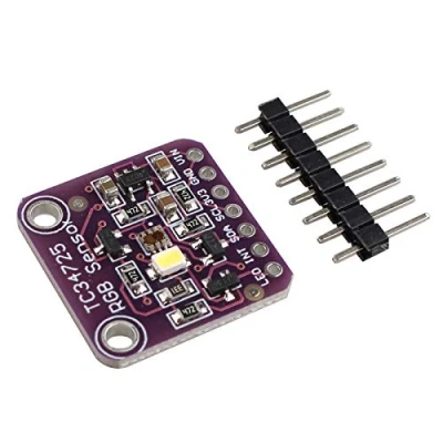 Immagine di HALJIA TCS34725 Sensore di Colore RGB Riconoscimento Luce Modulo Scheda Sviluppo Compatibile con Arduino