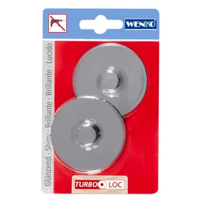 Immagine di Wenko Turbo Loc® adattatore Premium/Classic/Style Fissaggio senza forare Cromo