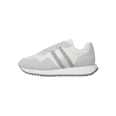 Immagine di Tommy Jeans TJW Eva Runner Metallic (EN0EN02687, Scarpe Basse Donna, Bianco (Ivory), 41 EU