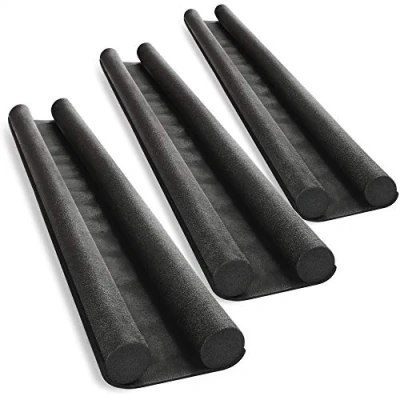 Immagine di com four® 3X paraspifferi per la Porta Guarnizione Inferiore della con Doppia Protezione da Correnti d&#039;Aria e Rumore 86 cm