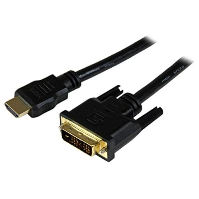Immagine di StarTech.com Cavo adattatore HDMI a DVI D da 150 cm, connettore presa Maschio/Maschio, nero